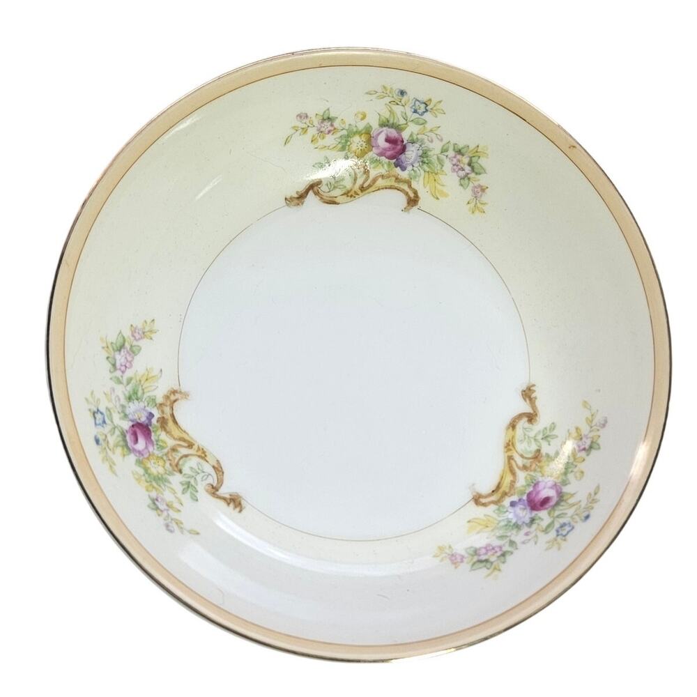 Vintage Meito China Hand Painted Coupe Soup Bowl N1055a